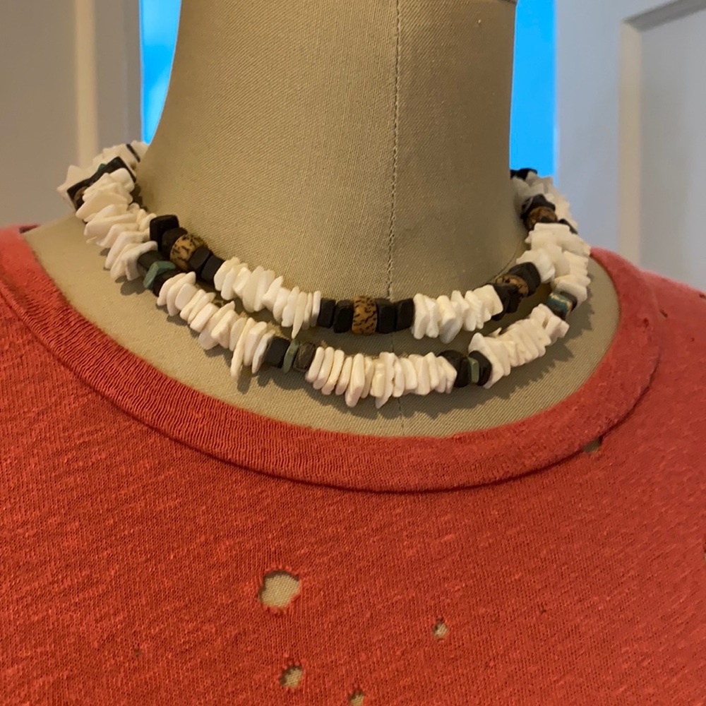 Pukka (and other beads) necklace / choker